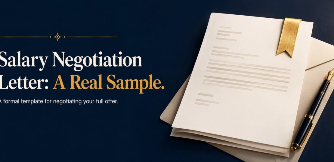 Salary Negotiation Letter Sample